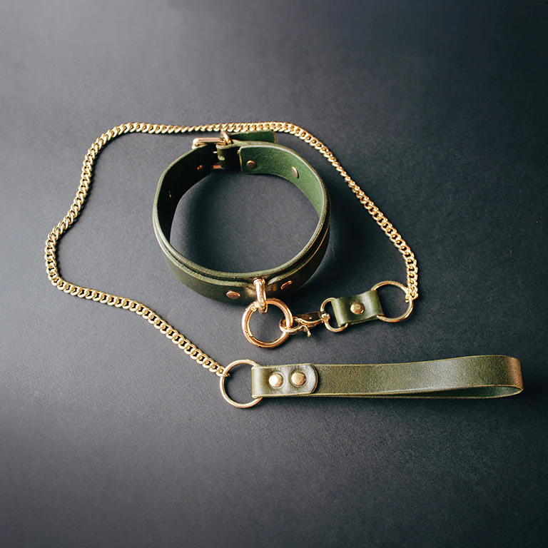 Leather Collar and Leash #1 - Image 3